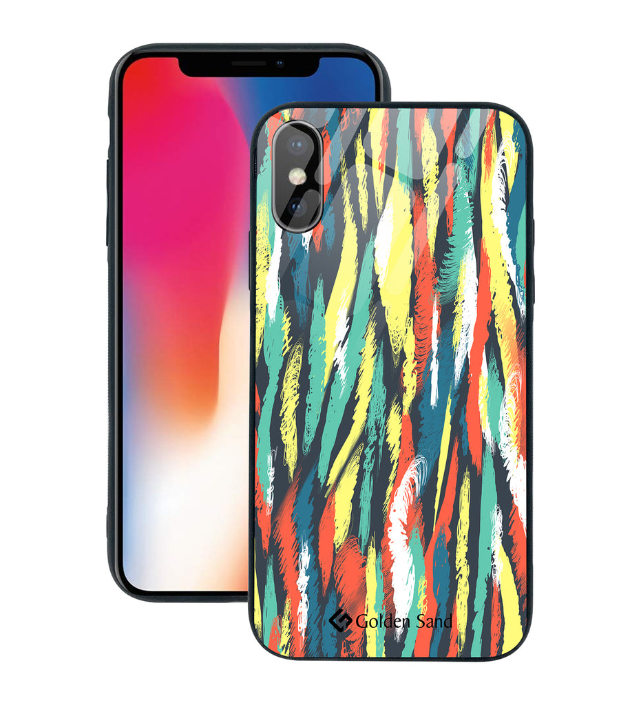 Apple iPhone X, XS Designer Case Tempered Glass Series