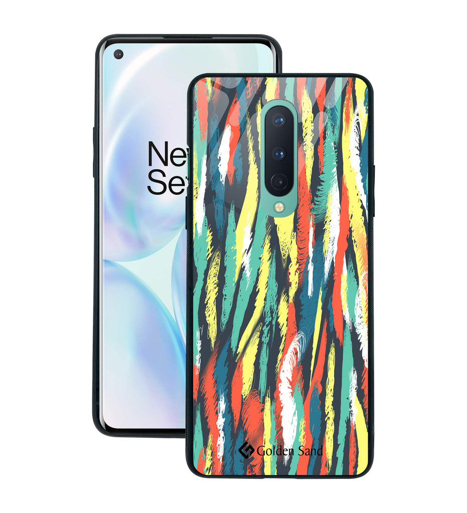 OnePlus 8 Designer Case Tempered Glass Series