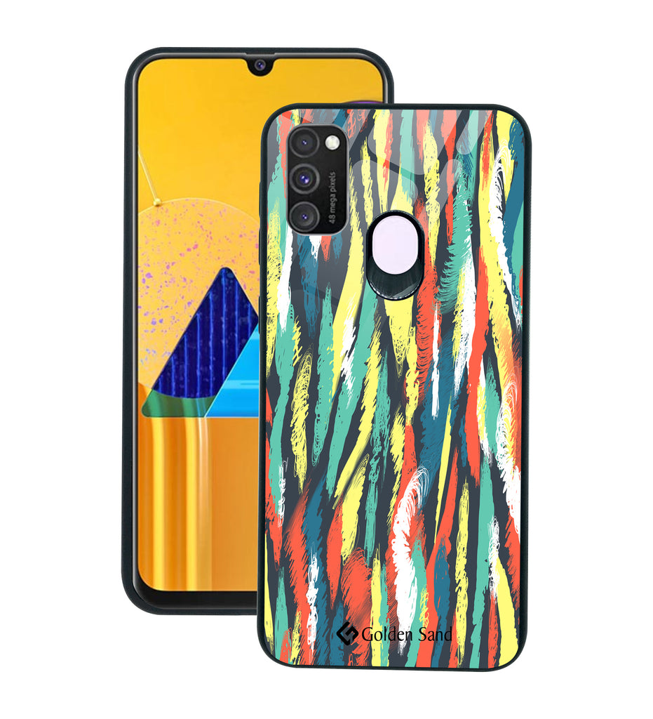 Samsung Galaxy M30s Designer Case Tempered Glass Series