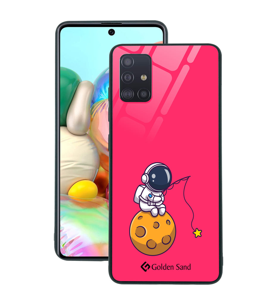 Samsung Galaxy A71 Designer Case Tempered Glass Series