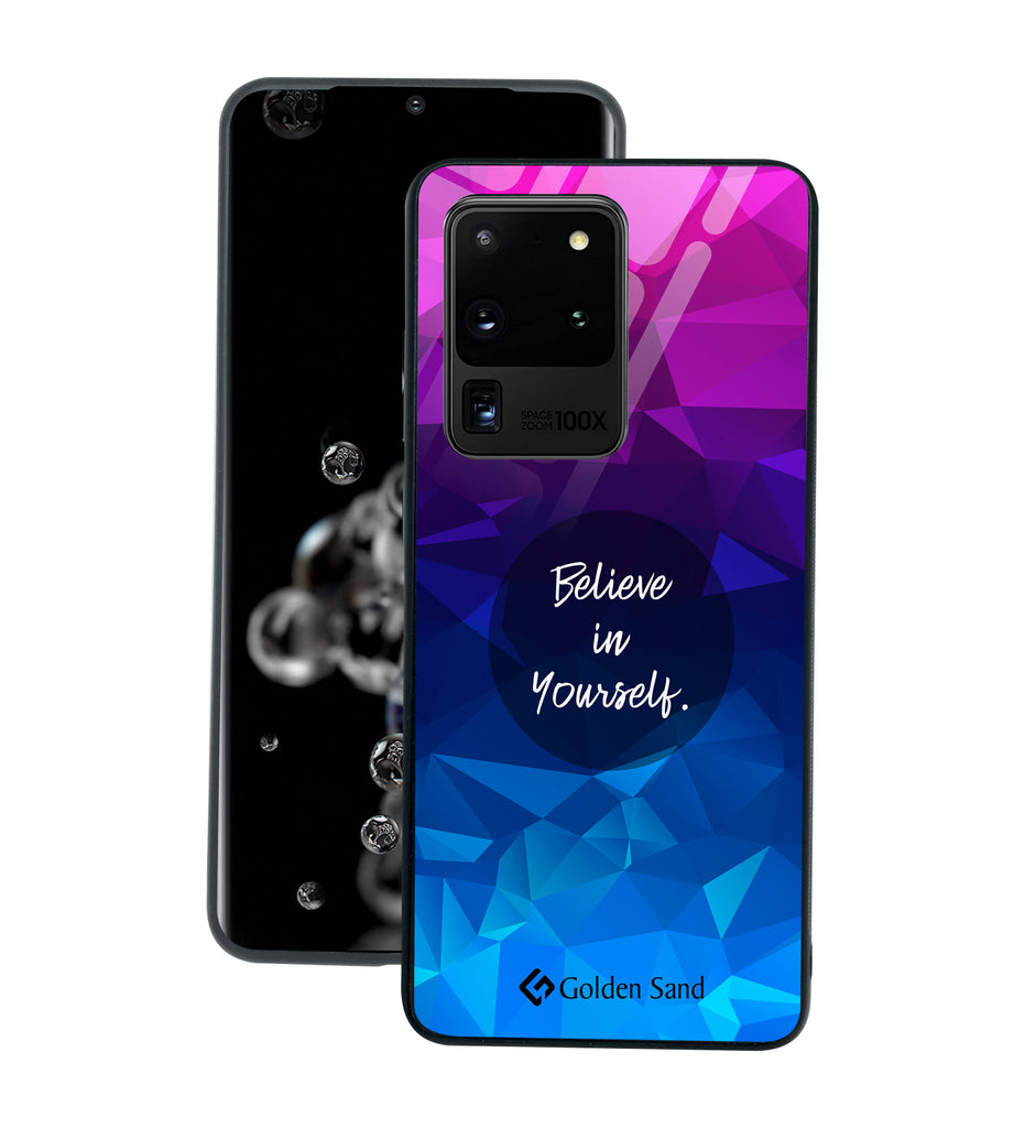 Samsung Galaxy S20 Ultra Designer Case Tempered Glass Series