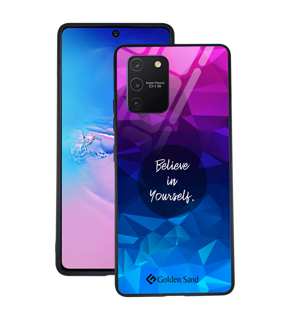 Samsung Galaxy S10 Lite Designer Case Tempered Glass Series