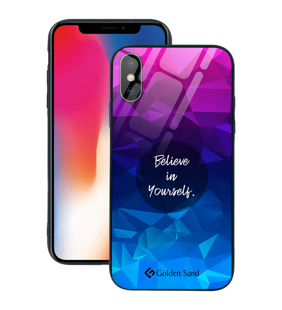 Apple iPhone X, XS Designer Case Tempered Glass Series