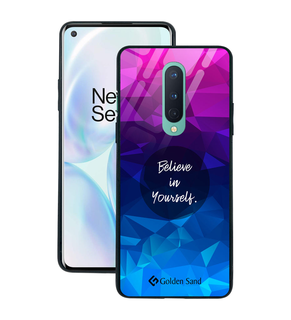 OnePlus 8 Designer Case Tempered Glass Series