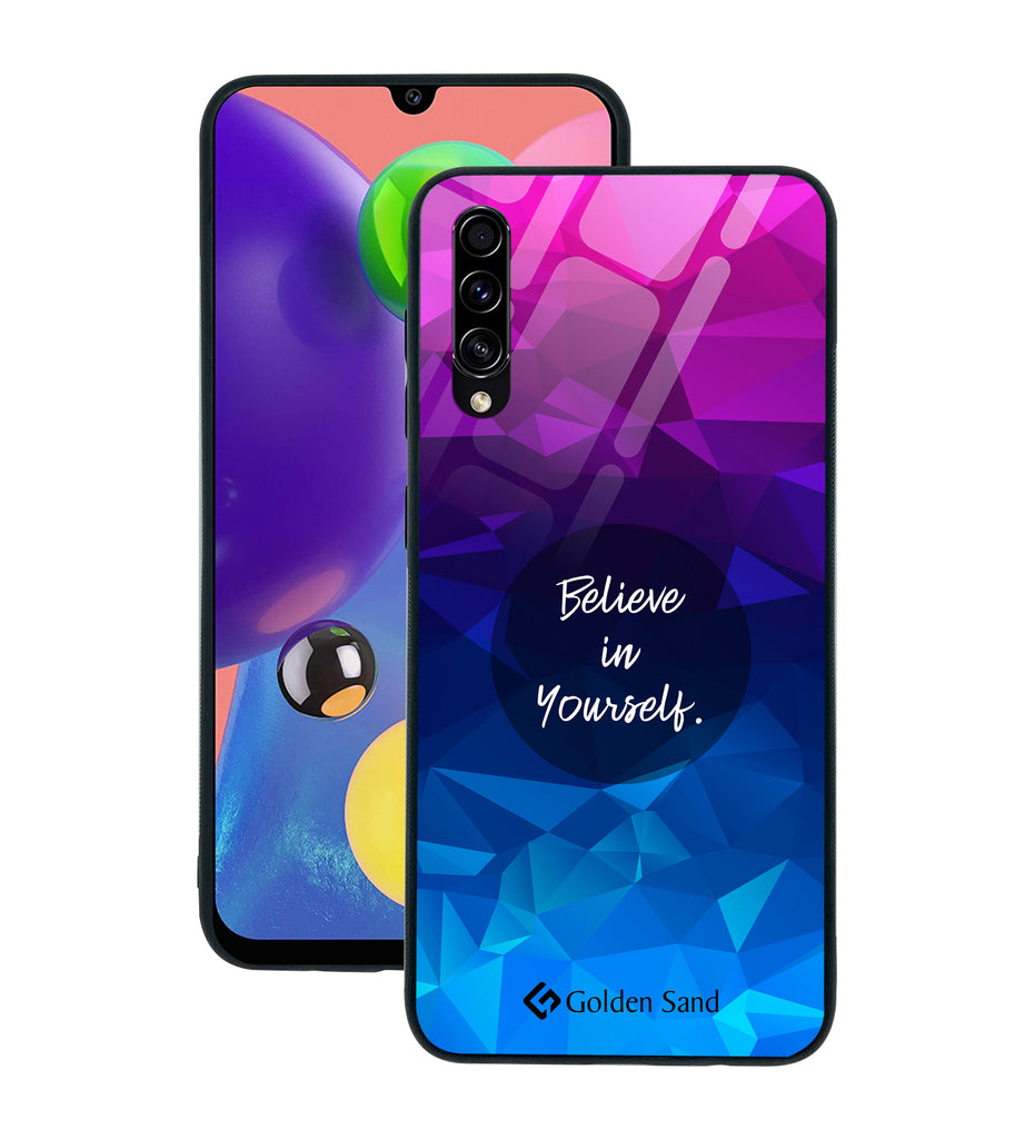 Samsung Galaxy A70s Designer Case Tempered Glass Series