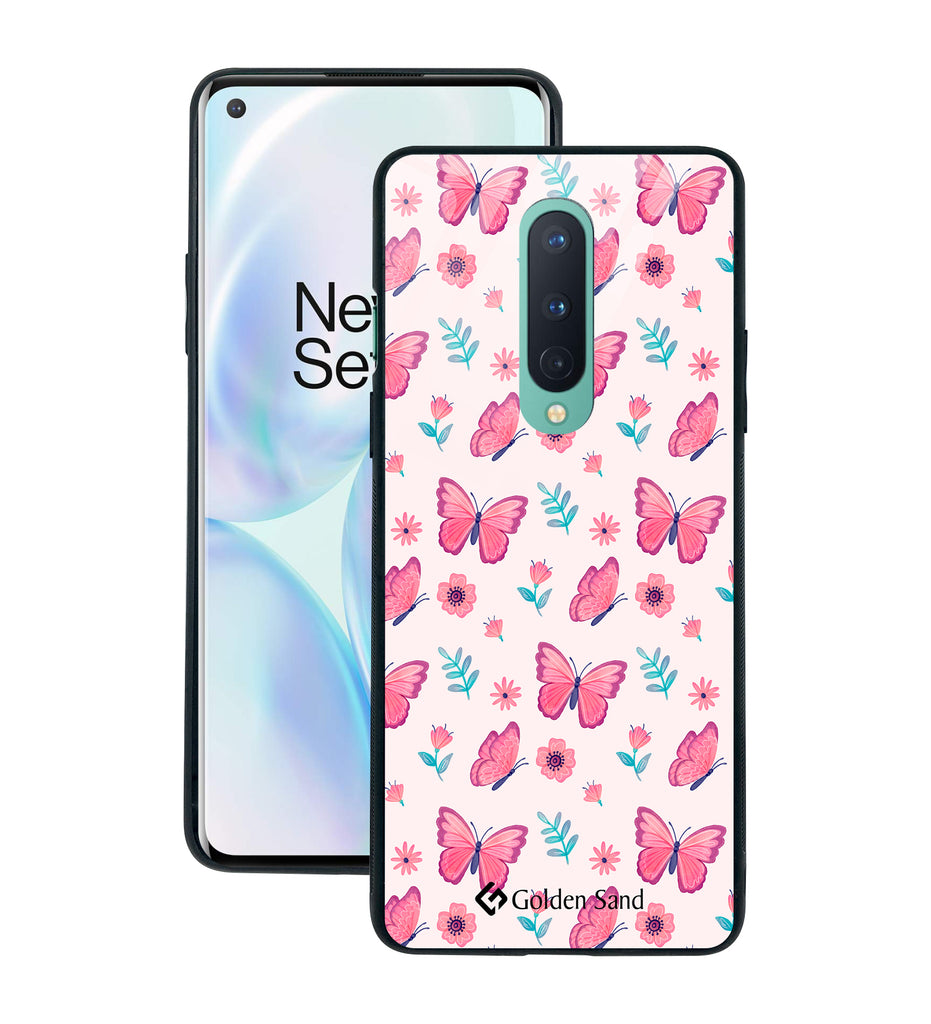 OnePlus 8 Designer Case Tempered Glass Series