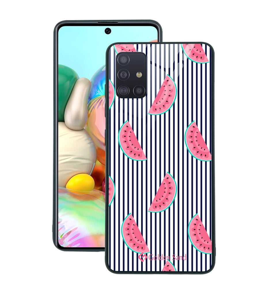 Samsung Galaxy A71 Designer Case Tempered Glass Series
