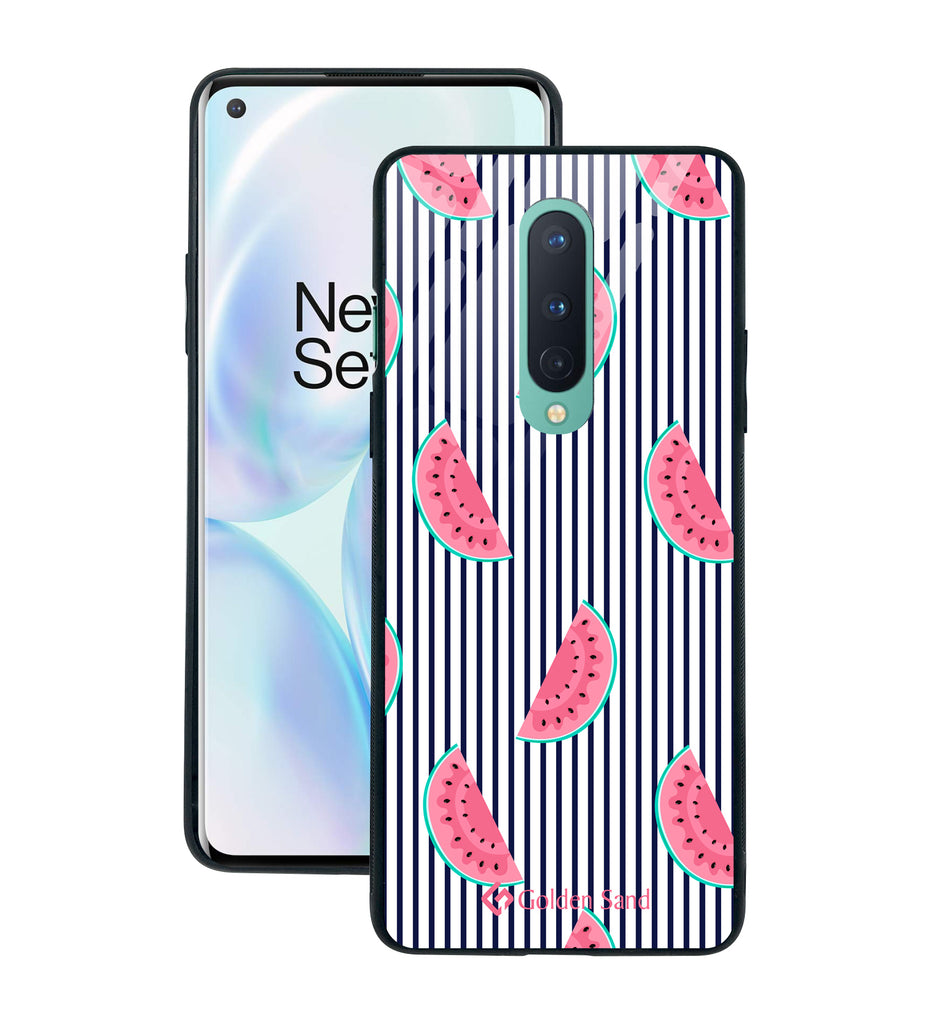 OnePlus 8 Designer Case Tempered Glass Series