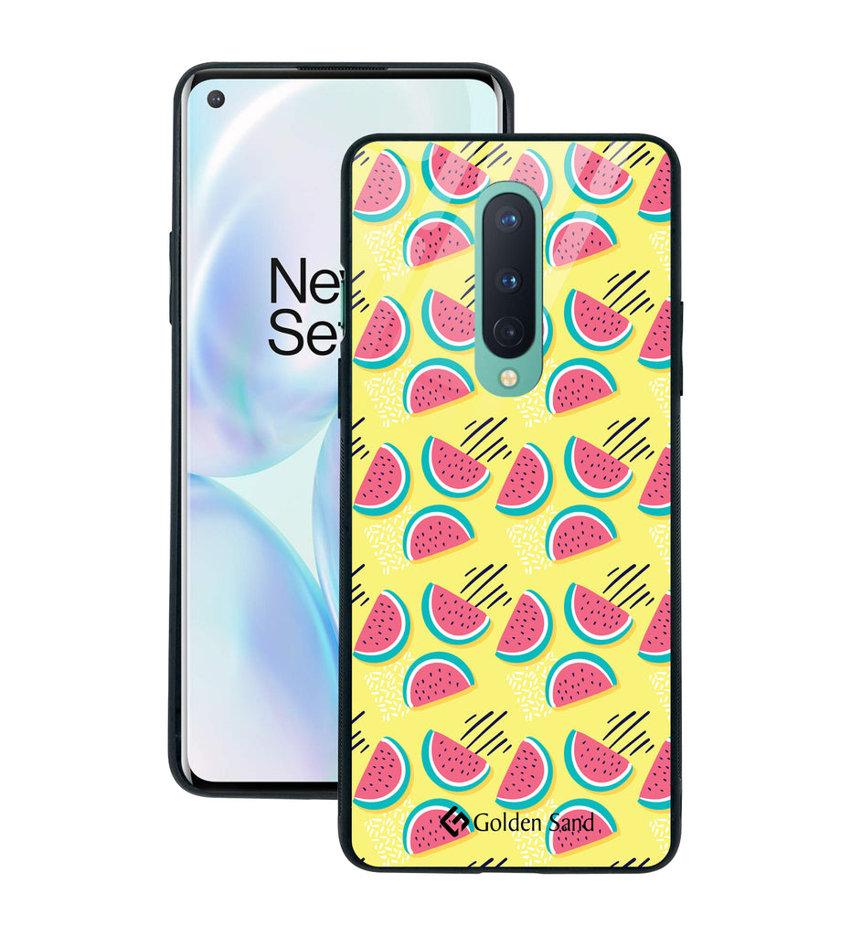 OnePlus 8 Designer Case Tempered Glass Series