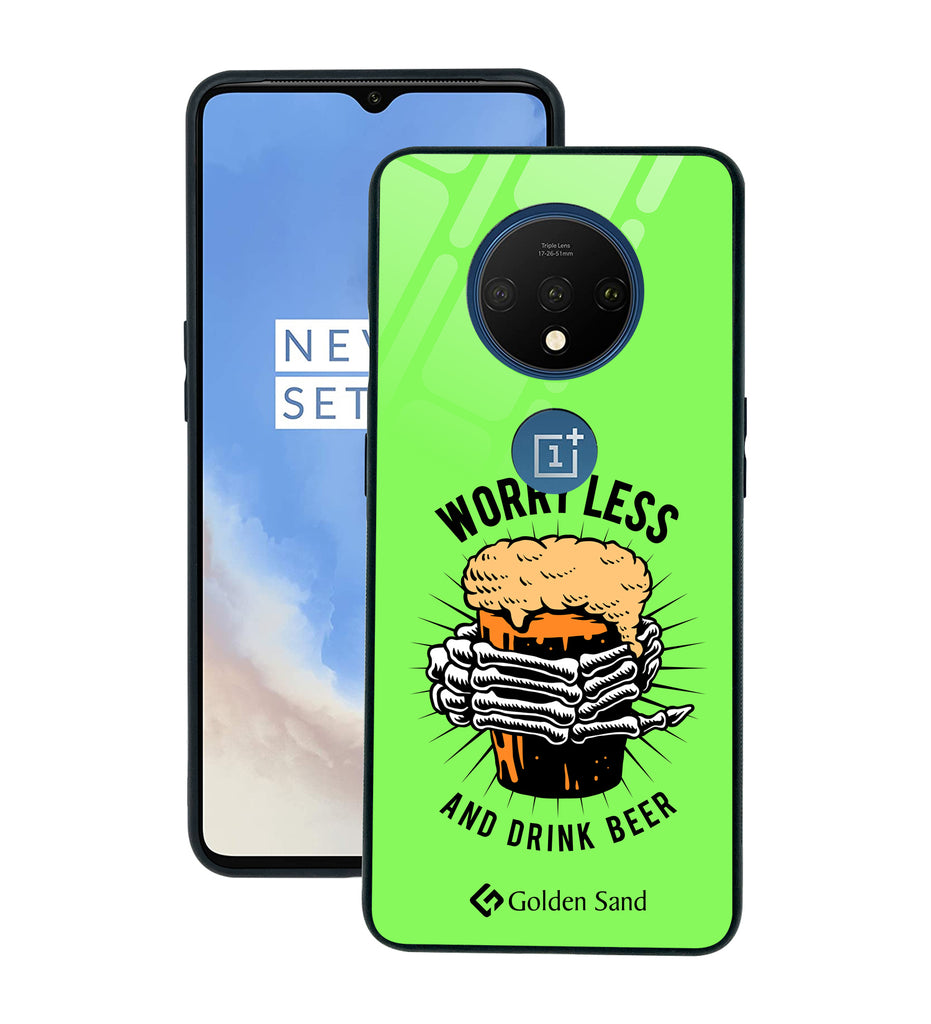 OnePlus 7T Designer Case Tempered Glass Series