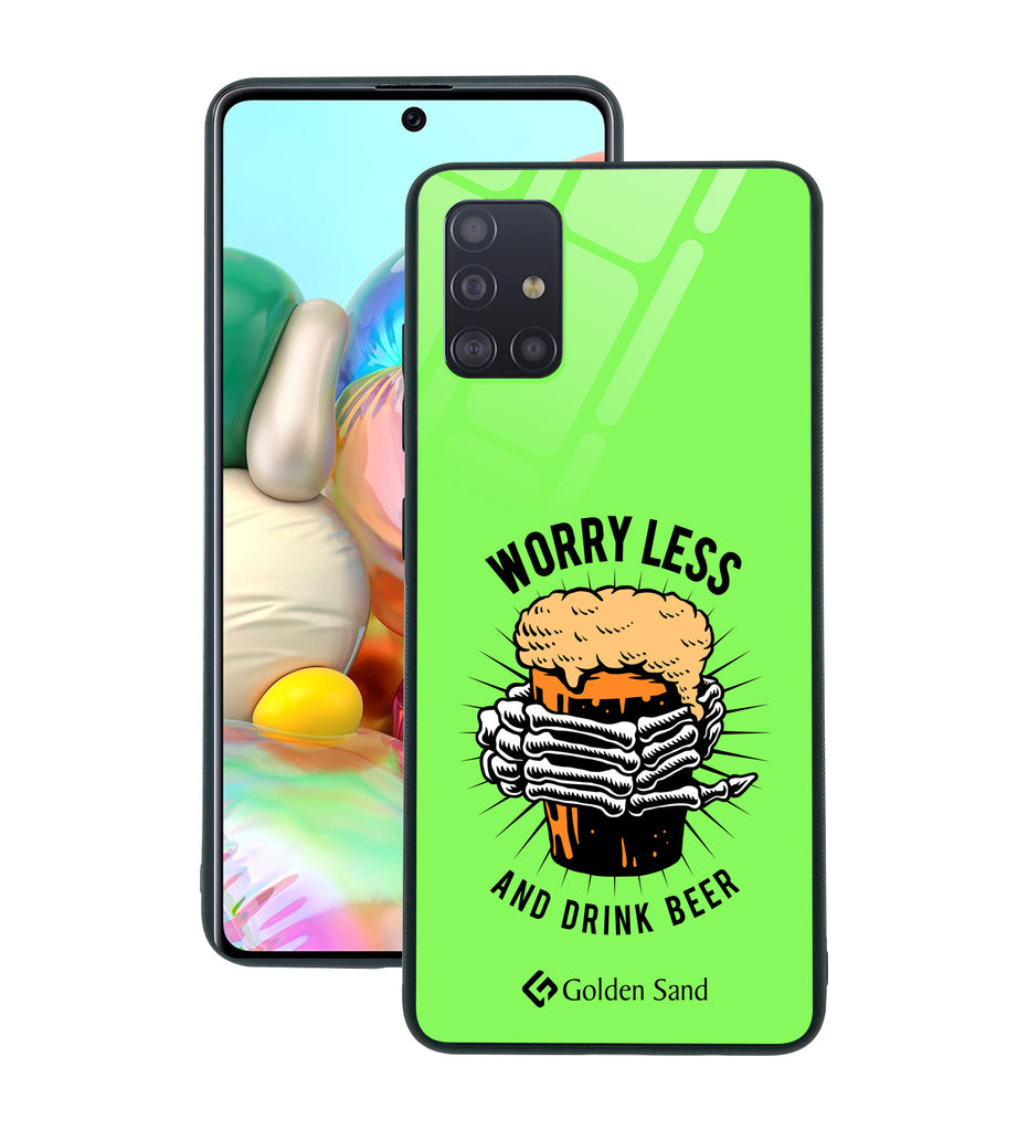 Samsung Galaxy A71 Designer Case Tempered Glass Series