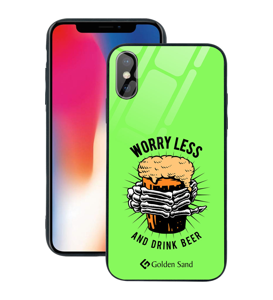 Apple iPhone X, XS Designer Case Tempered Glass Series