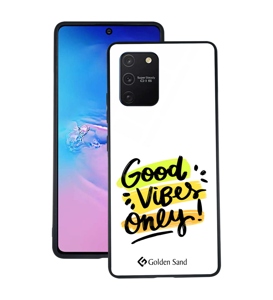 Samsung Galaxy S10 Lite Designer Case Tempered Glass Series