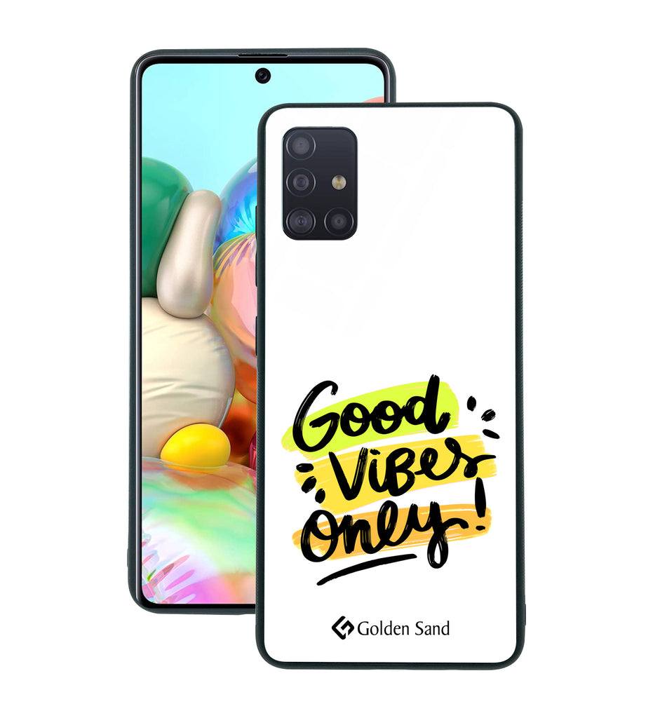 Samsung Galaxy A71 Designer Case Tempered Glass Series