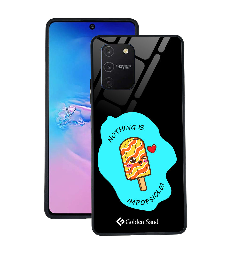 Samsung Galaxy S10 Lite Designer Case Tempered Glass Series