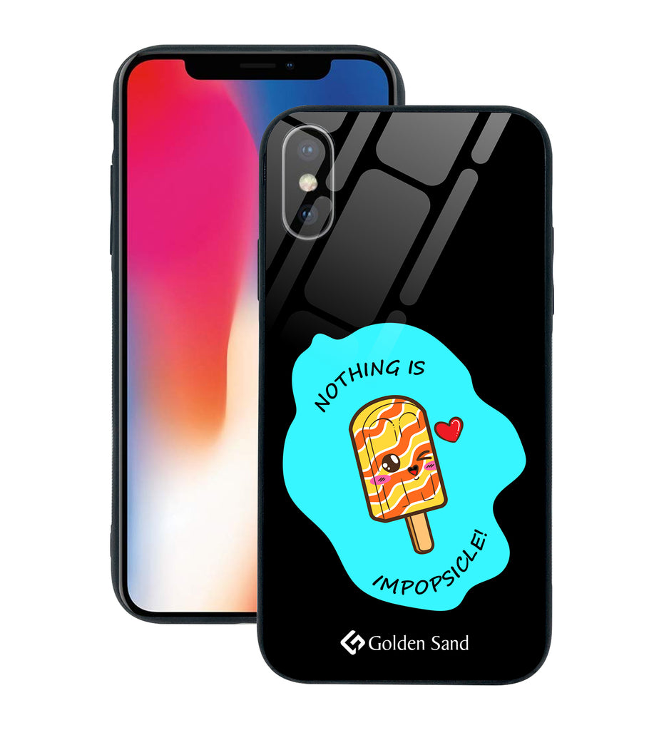 Apple iPhone X, XS Designer Case Tempered Glass Series