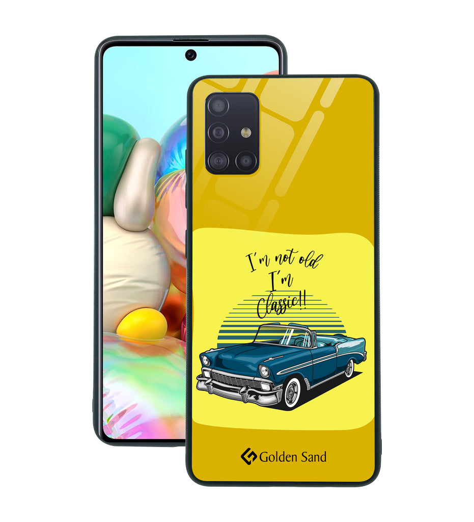 Samsung Galaxy A71 Designer Case Tempered Glass Series
