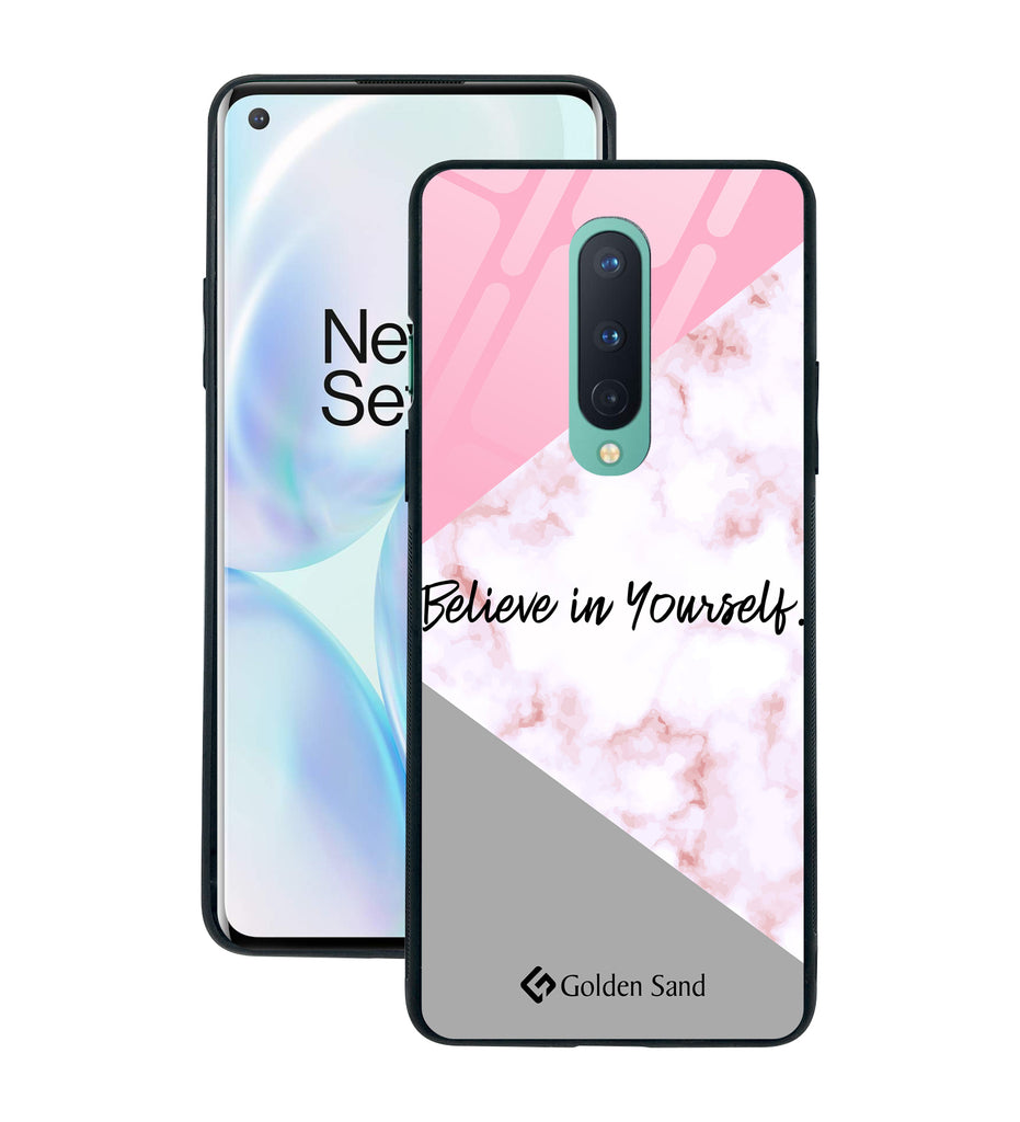 OnePlus 8 Designer Case Tempered Glass Series