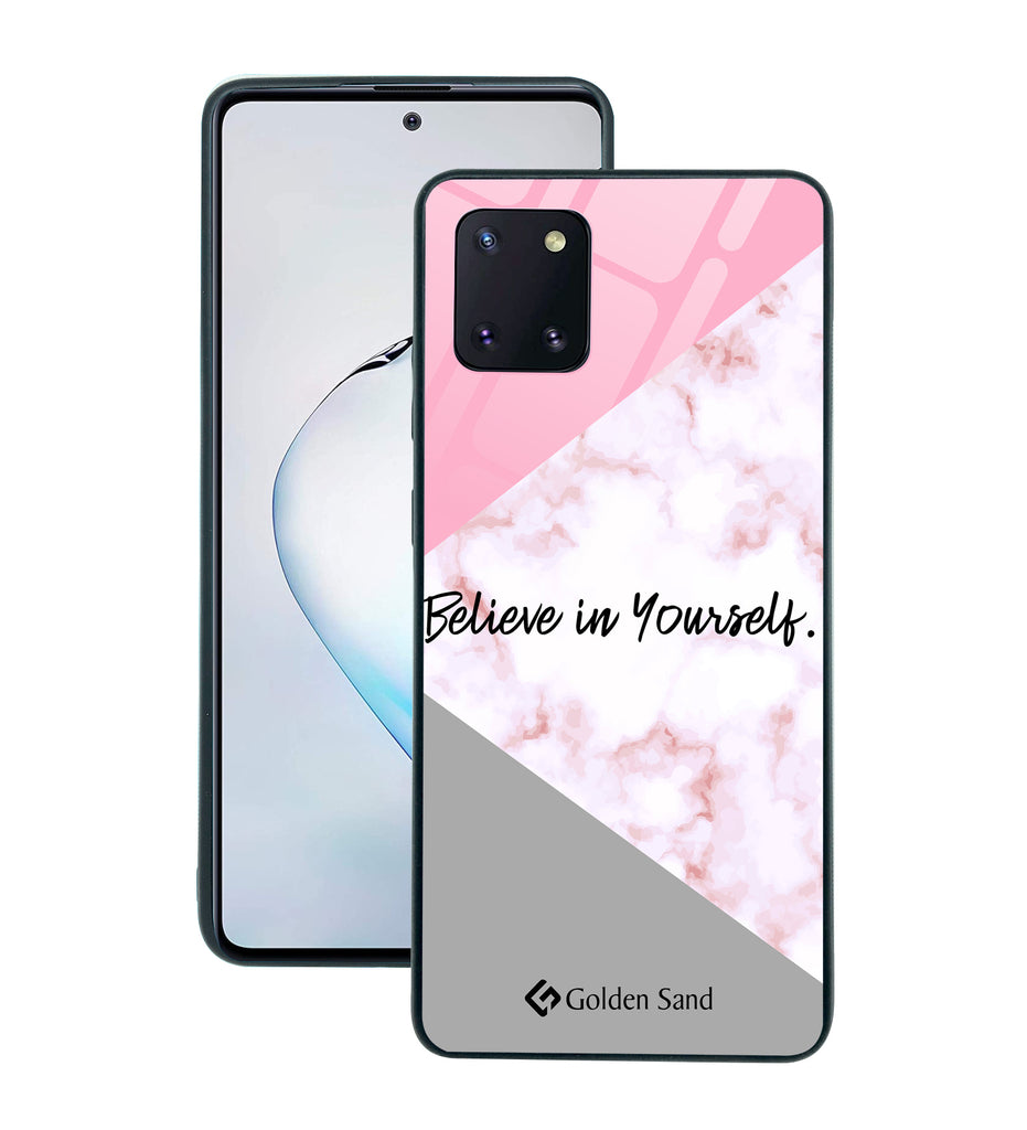 Samsung Galaxy Note10 Lite Designer Case Tempered Glass Series