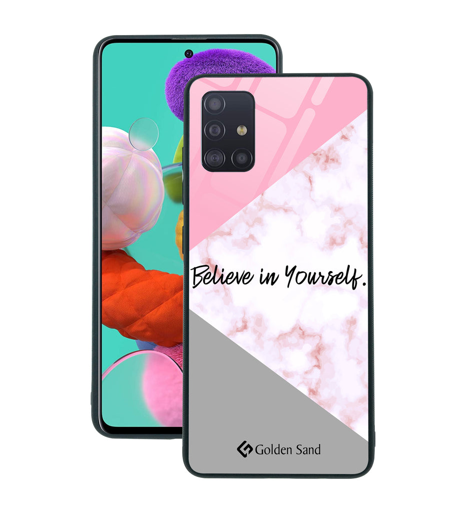 Samsung Galaxy A51 Designer Case Tempered Glass Series