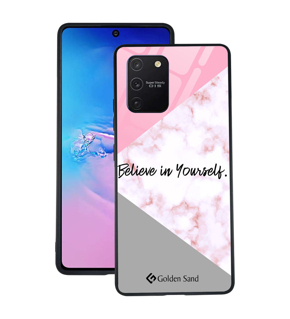 Samsung Galaxy S10 Lite Designer Case Tempered Glass Series