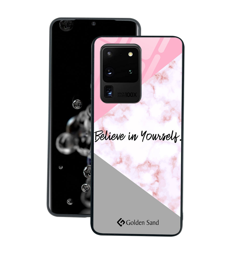 Samsung Galaxy S20 Ultra Designer Case Tempered Glass Series
