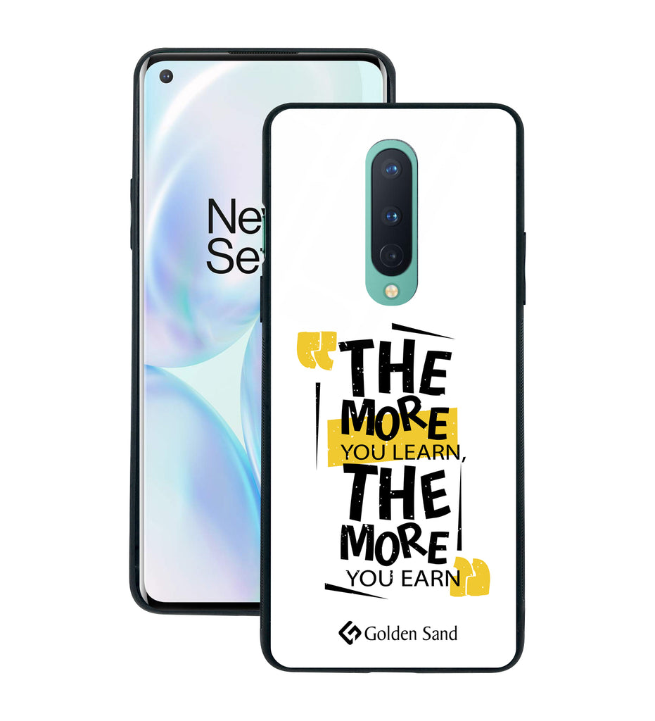 OnePlus 8 Designer Case Tempered Glass Series