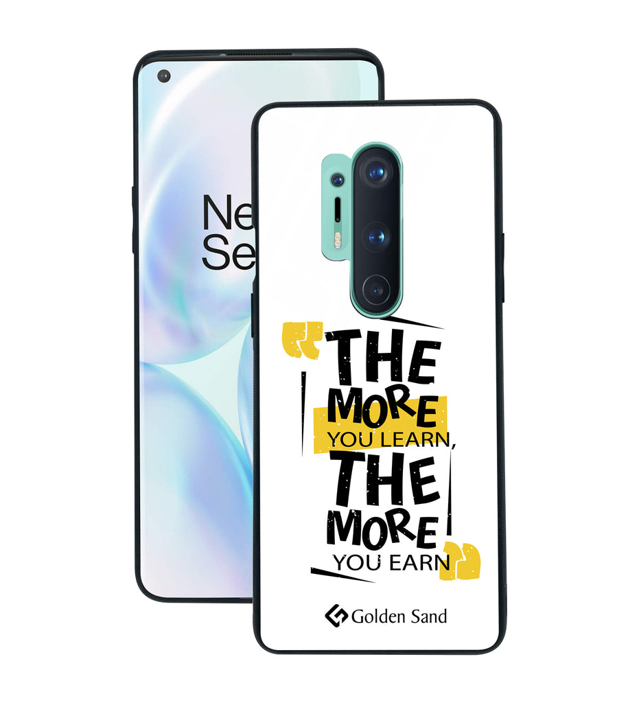 OnePlus 8 Pro Designer Case Tempered Glass Series