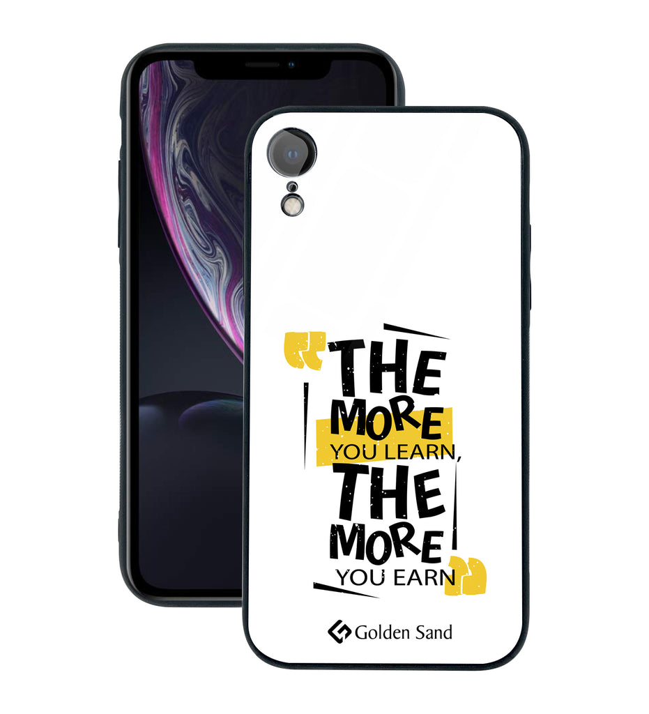 Apple iPhone XR Designer Case Tempered Glass Series