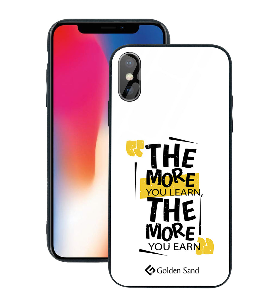 Apple iPhone X, XS Designer Case Tempered Glass Series