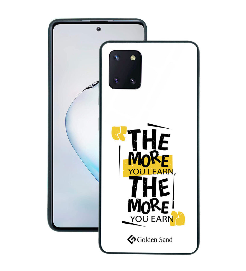 Samsung Galaxy Note10 Lite Designer Case Tempered Glass Series