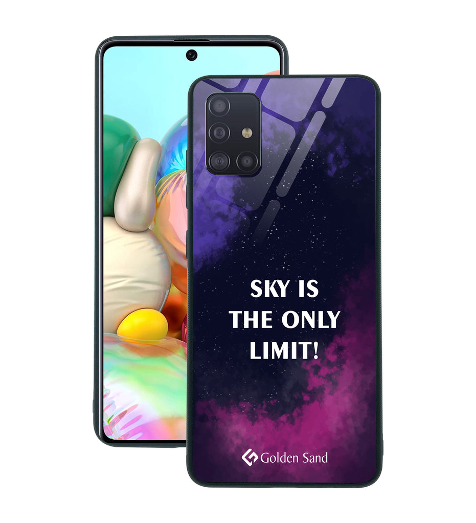 Samsung Galaxy A71 Designer Case Tempered Glass Series