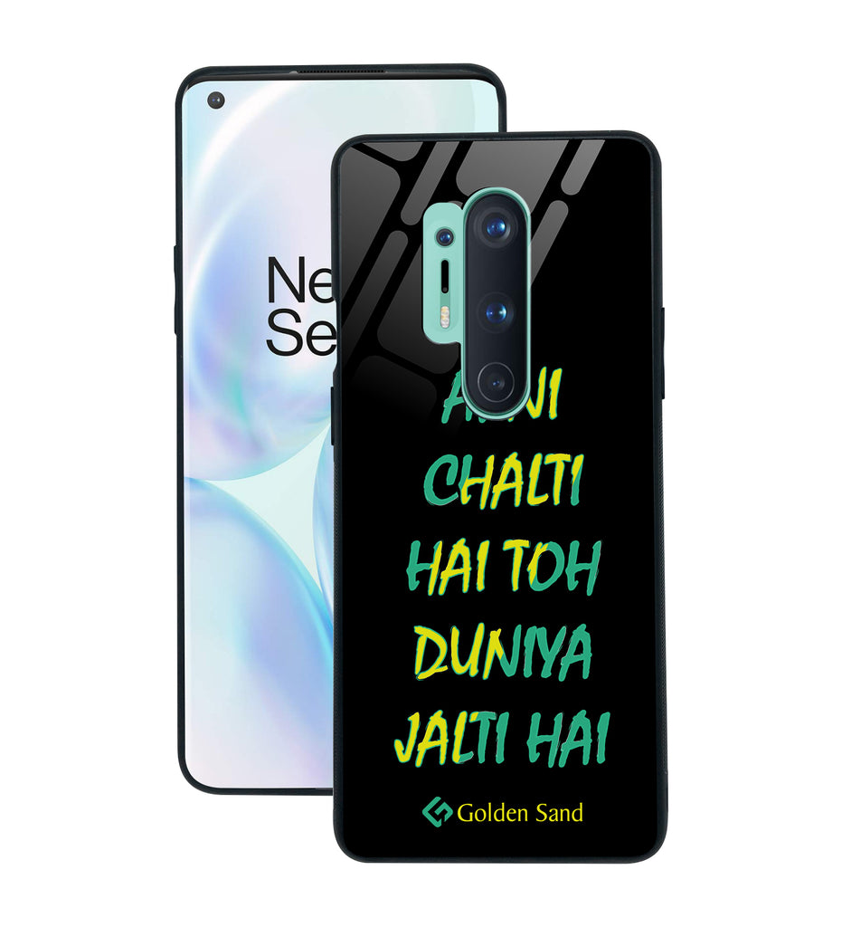 OnePlus 8 Pro Designer Case Tempered Glass Series