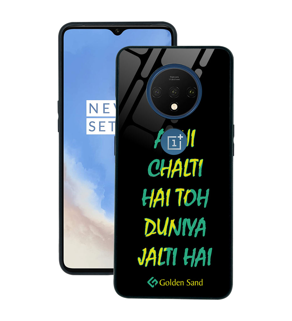 OnePlus 7T Designer Case Tempered Glass Series