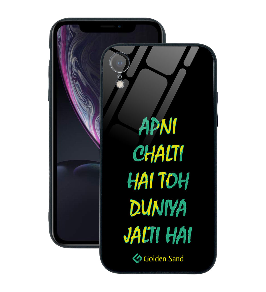 Apple iPhone XR Designer Case Tempered Glass Series