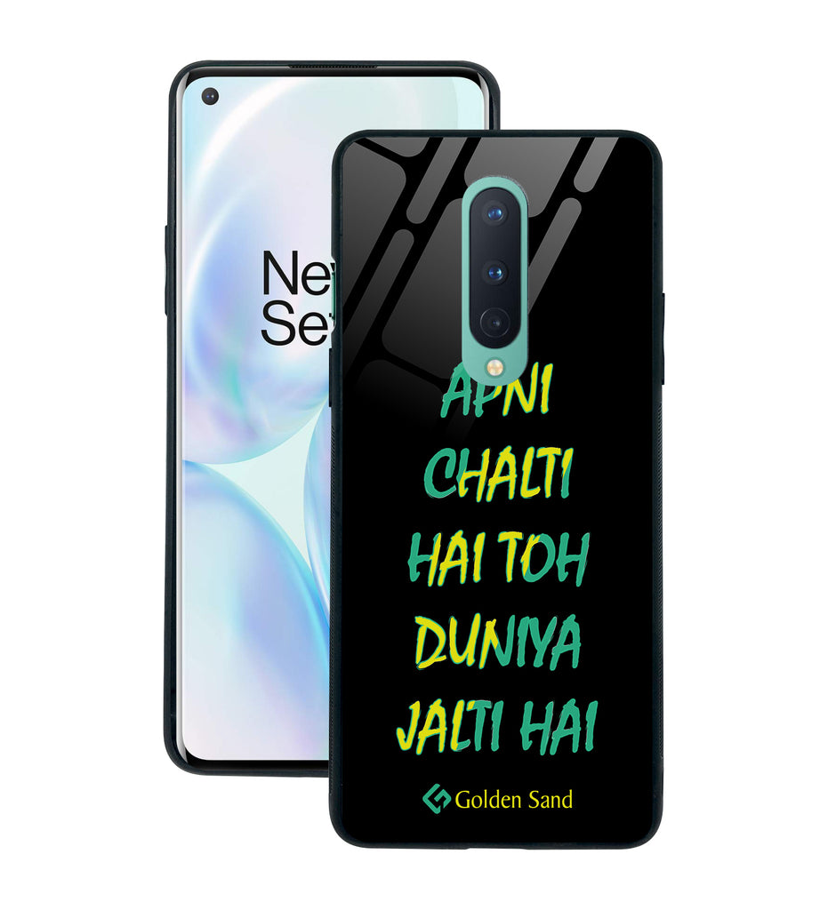 OnePlus 8 Designer Case Tempered Glass Series