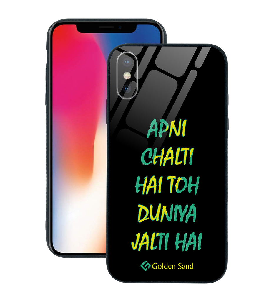 Apple iPhone X, XS Designer Case Tempered Glass Series