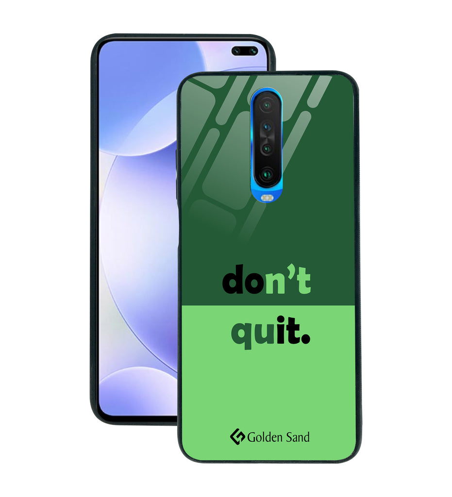Xiaomi Poco X2 Designer Case Tempered Glass Series