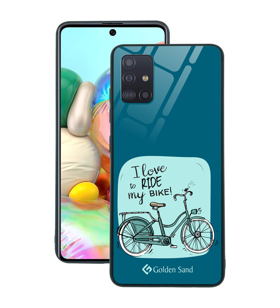 Samsung Galaxy A71 Designer Case Tempered Glass Series