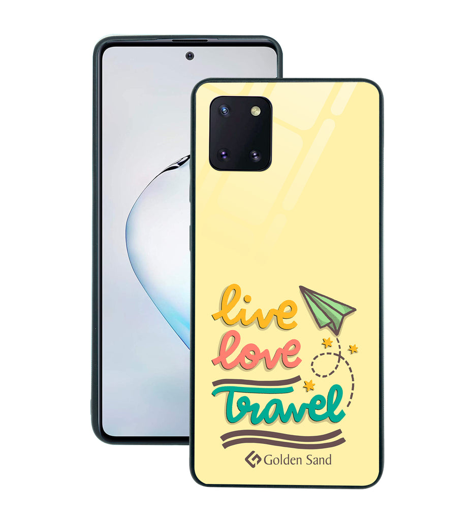 Samsung Galaxy Note10 Lite Designer Case Tempered Glass Series