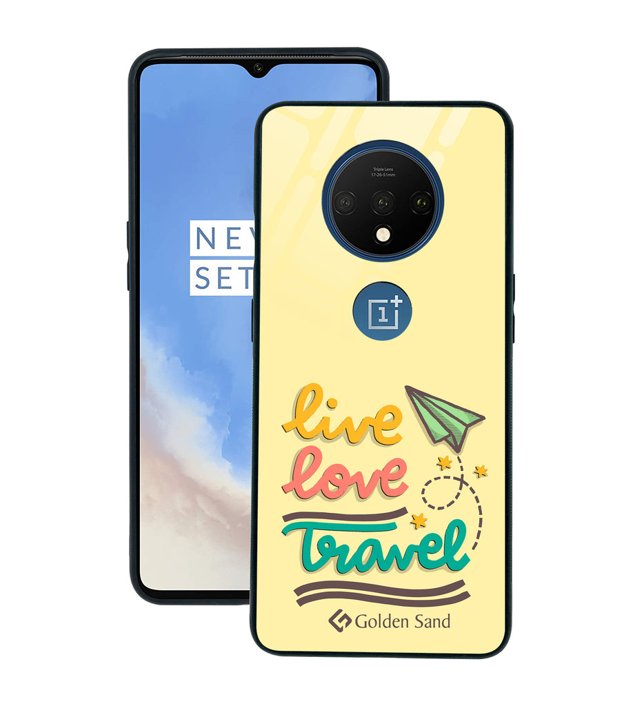 OnePlus 7T Designer Case Tempered Glass Series