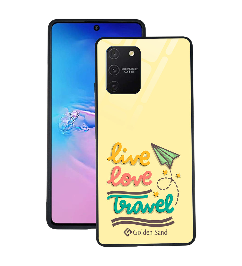 Samsung Galaxy S10 Lite Designer Case Tempered Glass Series