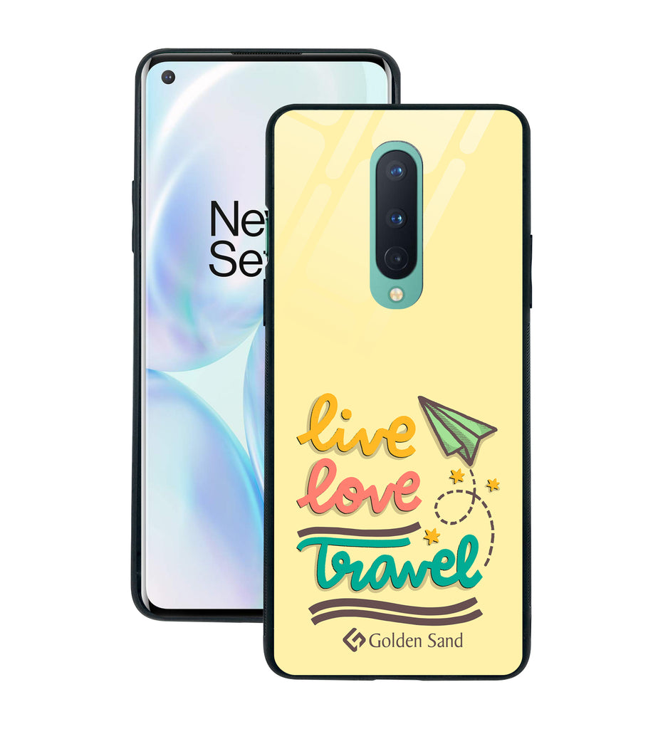 OnePlus 8 Designer Case Tempered Glass Series