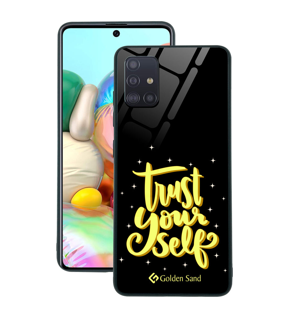 Samsung Galaxy A71 Designer Case Tempered Glass Series