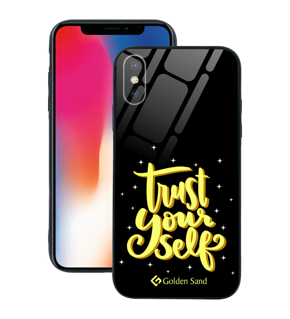 Apple iPhone X, XS Designer Case Tempered Glass Series
