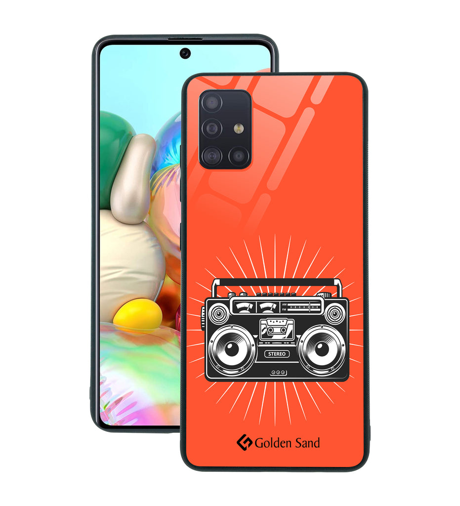 Samsung Galaxy A71 Designer Case Tempered Glass Series