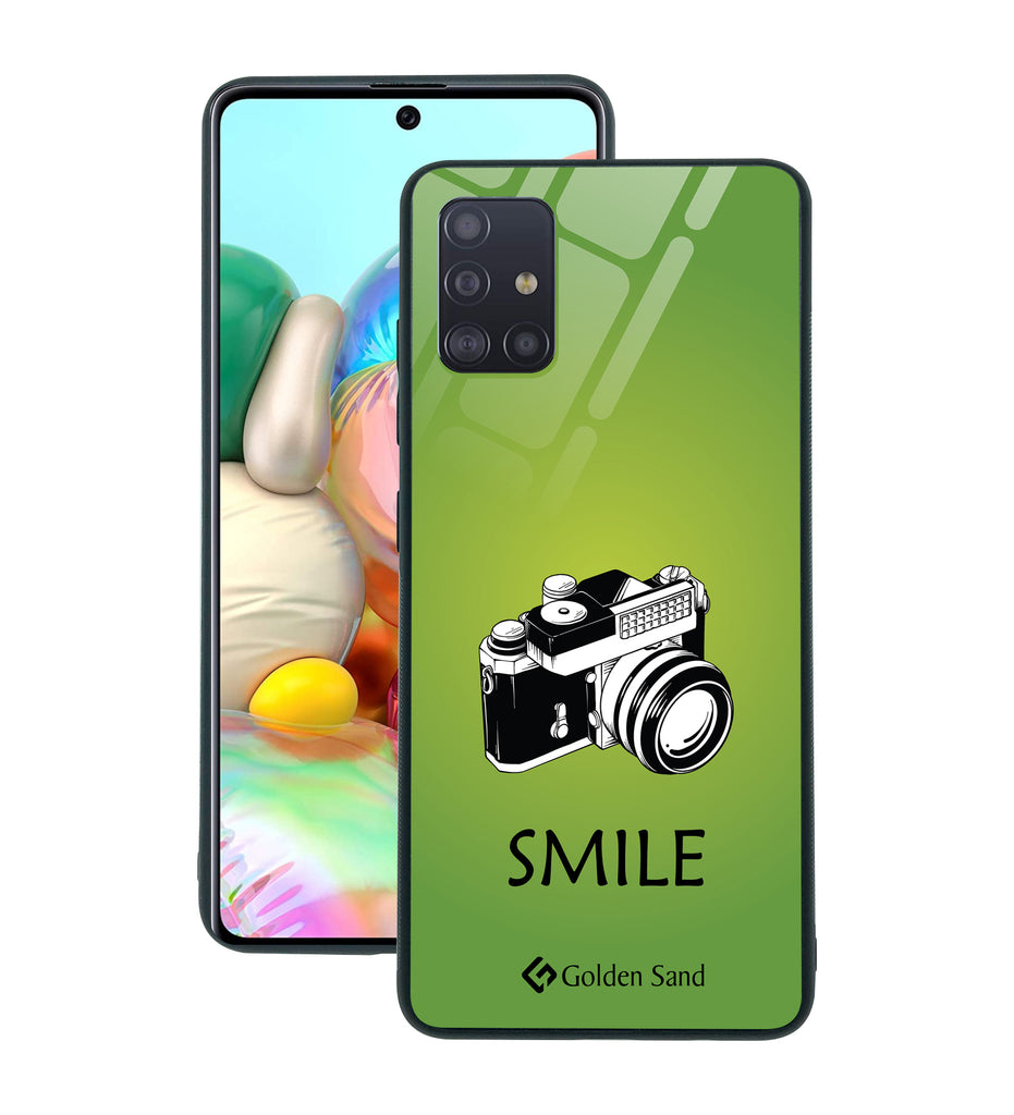 Samsung Galaxy A71 Designer Case Tempered Glass Series