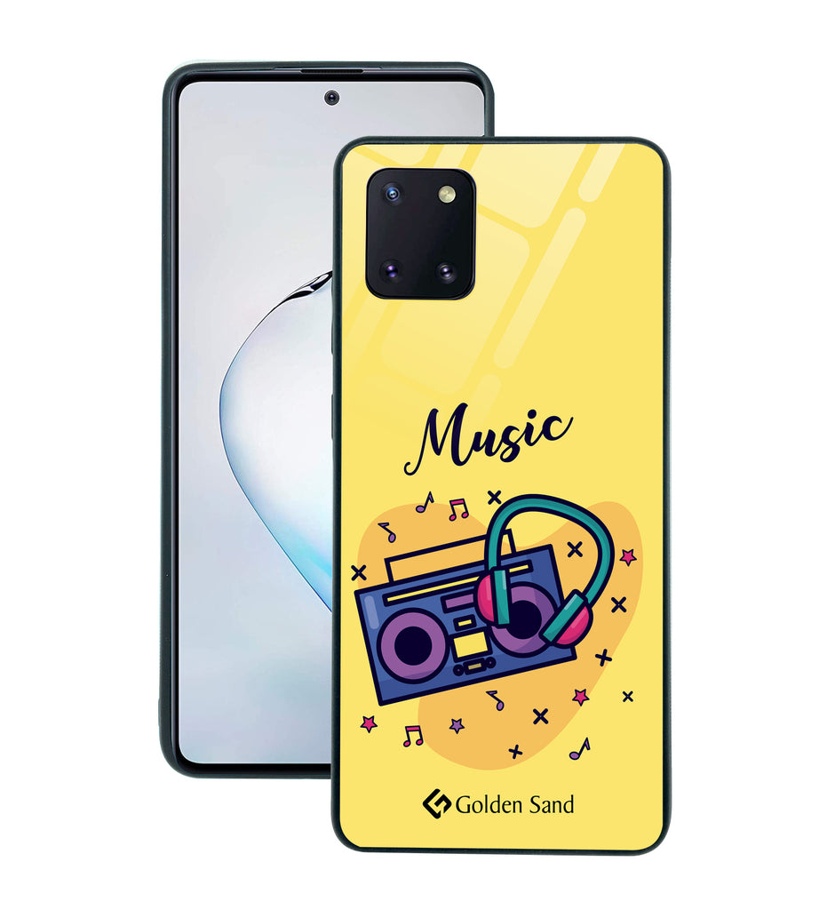 Samsung Galaxy Note10 Lite Designer Case Tempered Glass Series
