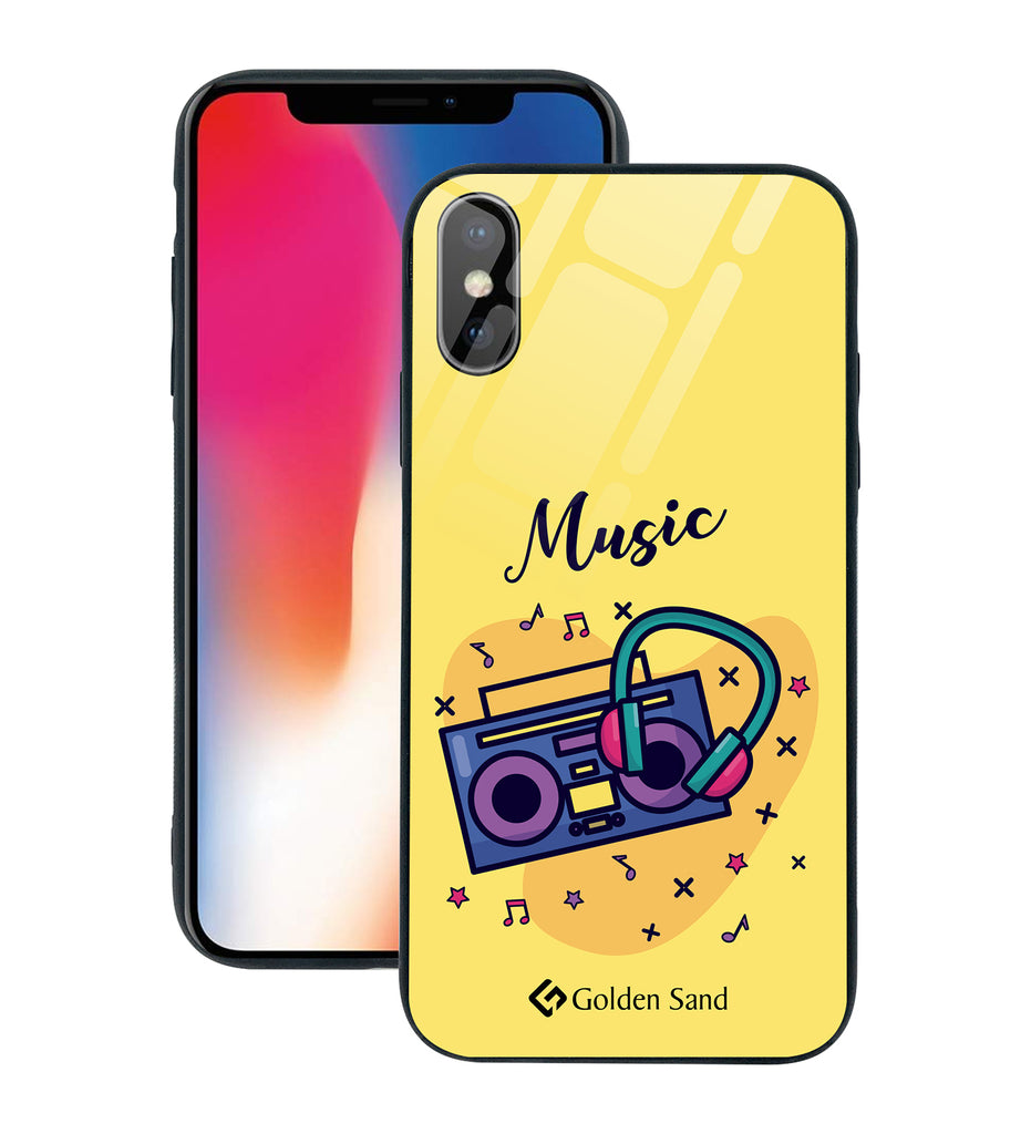 Apple iPhone X, XS Designer Case Tempered Glass Series