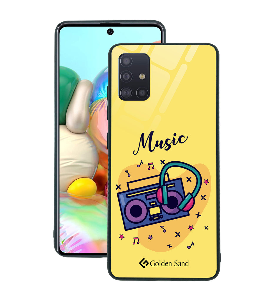 Samsung Galaxy A71 Designer Case Tempered Glass Series